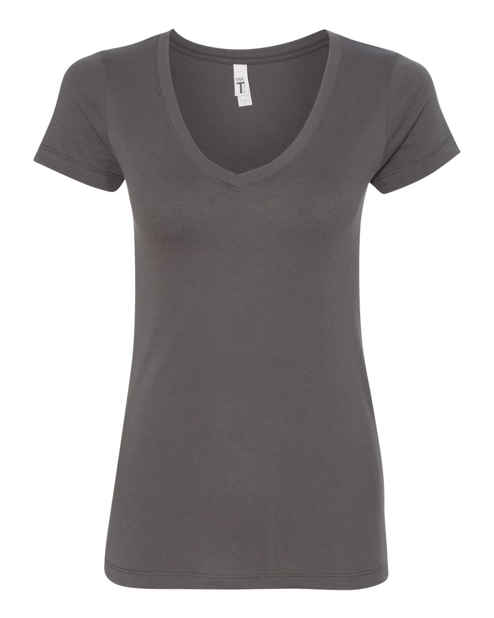 Next Level Women's Ideal V-Neck Tee - 1540 Dark Grey