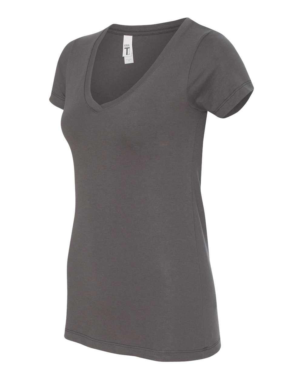Next Level Women's Ideal V-Neck Tee - 1540 Dark Grey