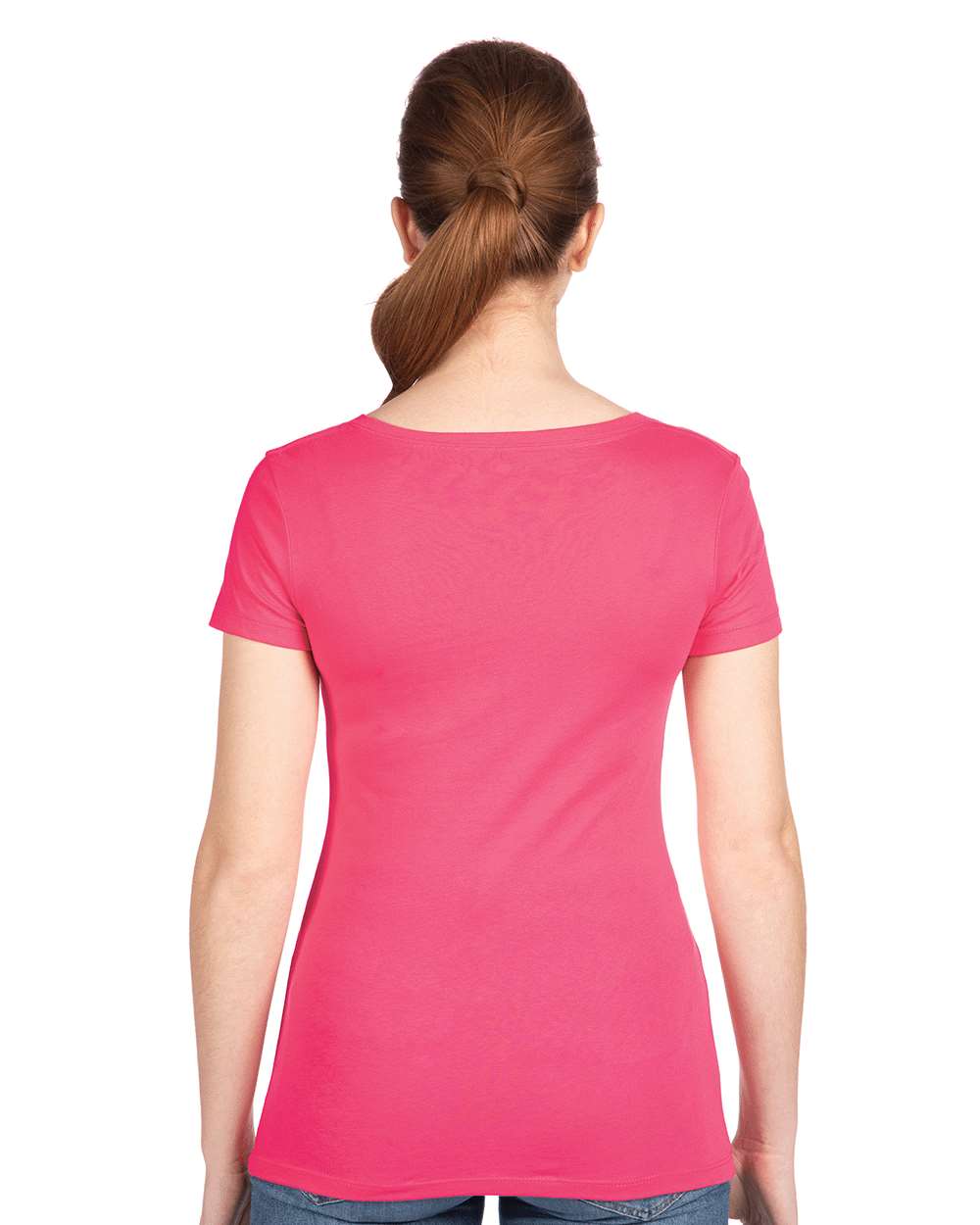 Next Level Women's Ideal V-Neck Tee - 1540 Hot Pink