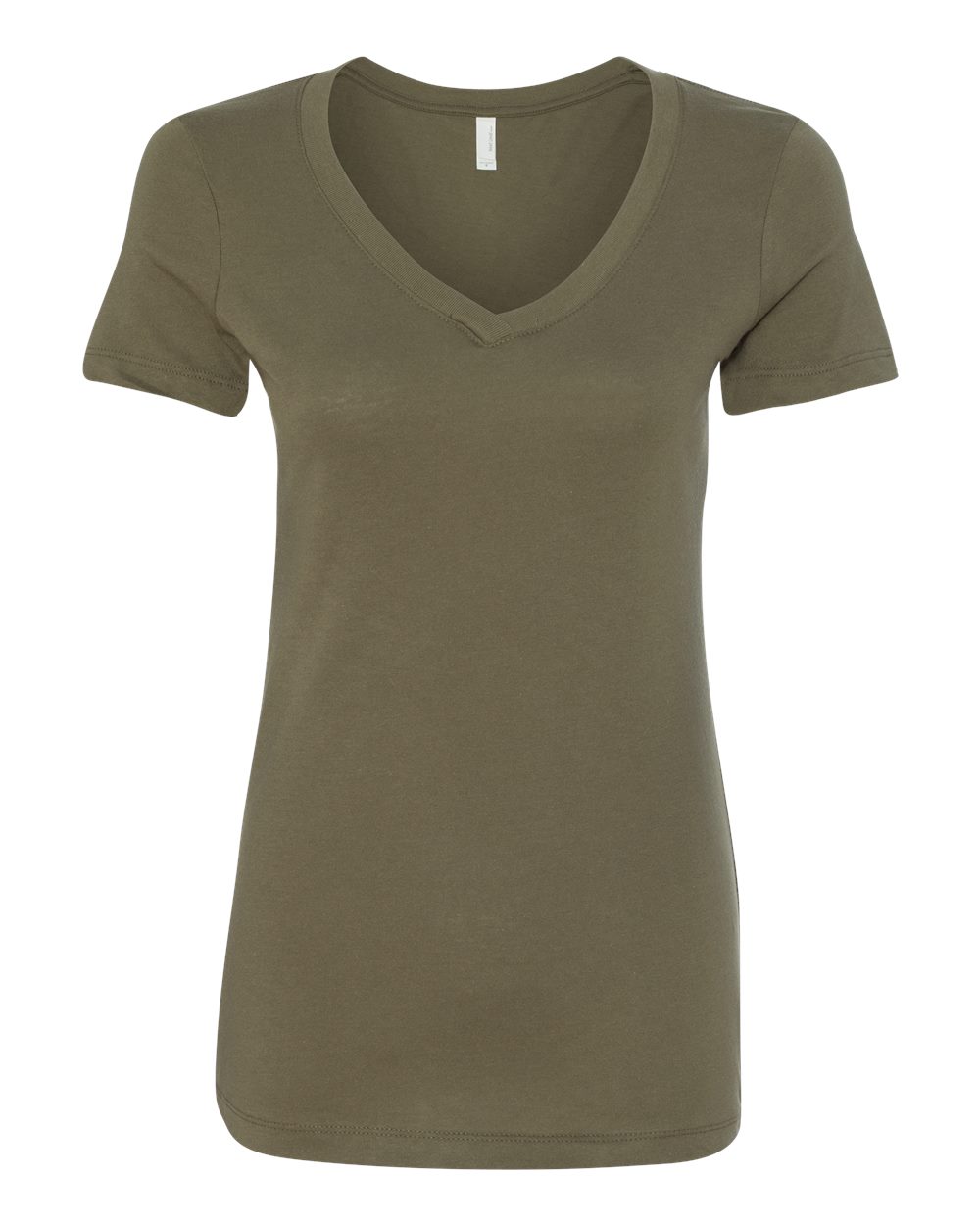 Next Level Women's Ideal V-Neck Tee - 1540 Military Green