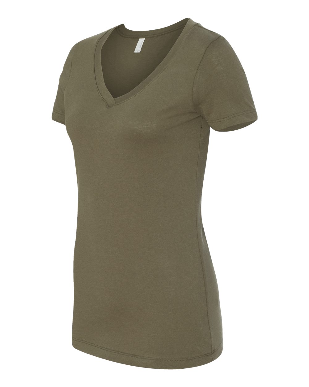 Next Level Women's Ideal V-Neck Tee - 1540 Military Green