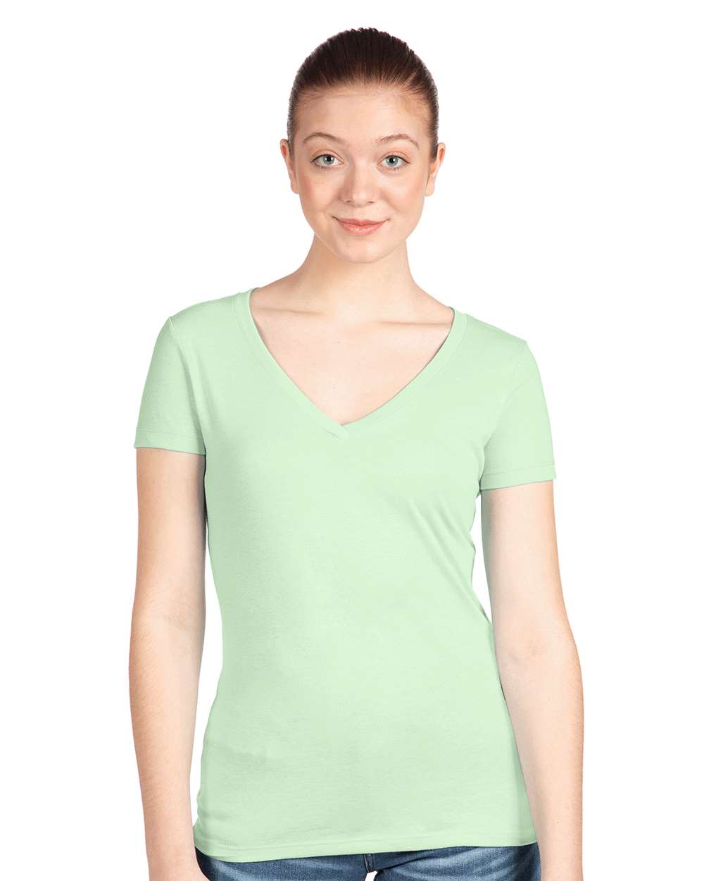 Next Level Women's Ideal V-Neck Tee - 1540 Mint