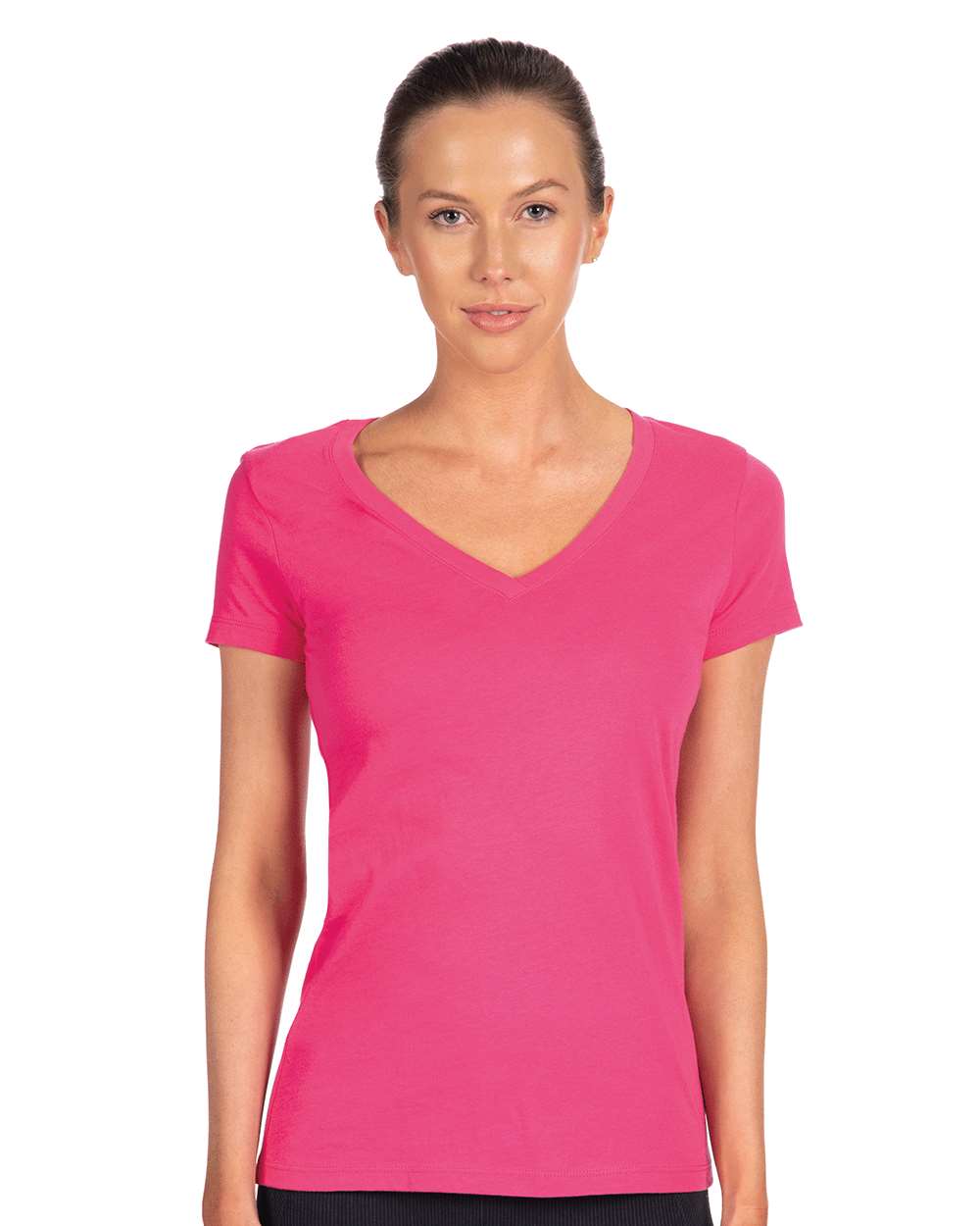 Next Level Women's Ideal V-Neck Tee - 1540 Raspberry