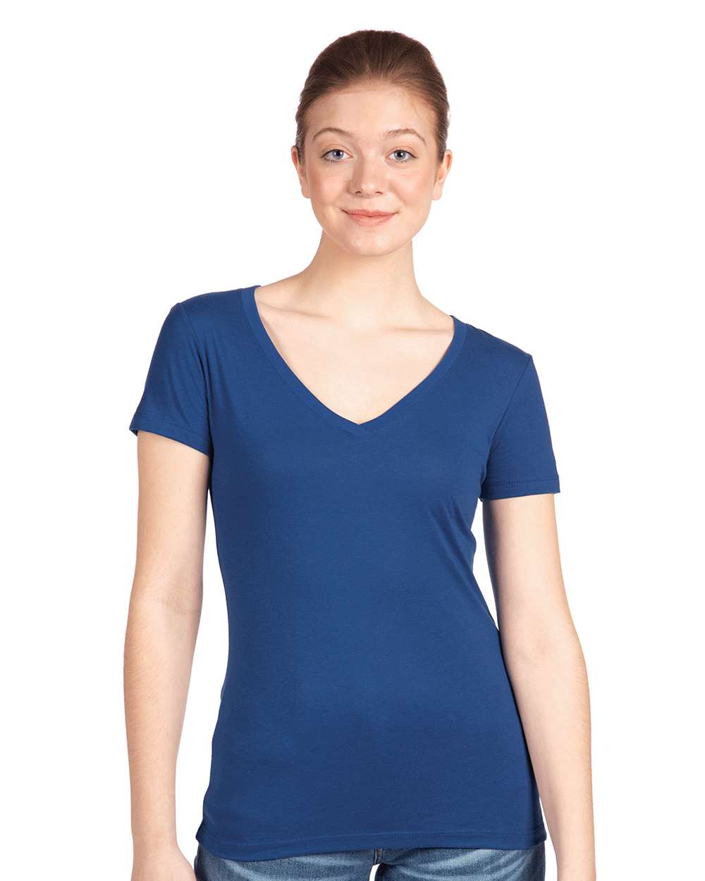 Next Level Women's Ideal V-Neck Tee - 1540 Royal