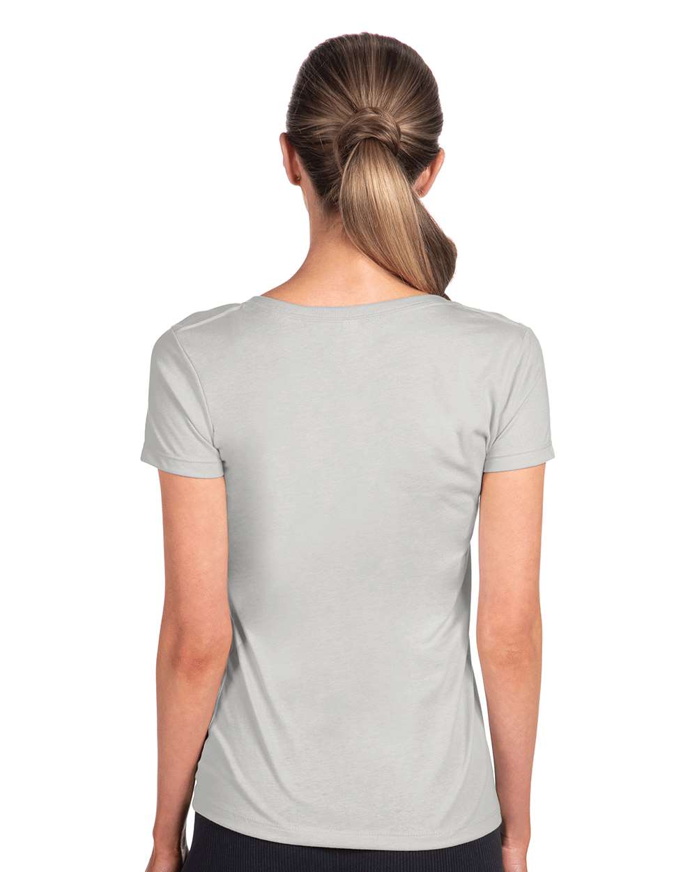 Next Level Women's Ideal V-Neck Tee - 1540 Silver