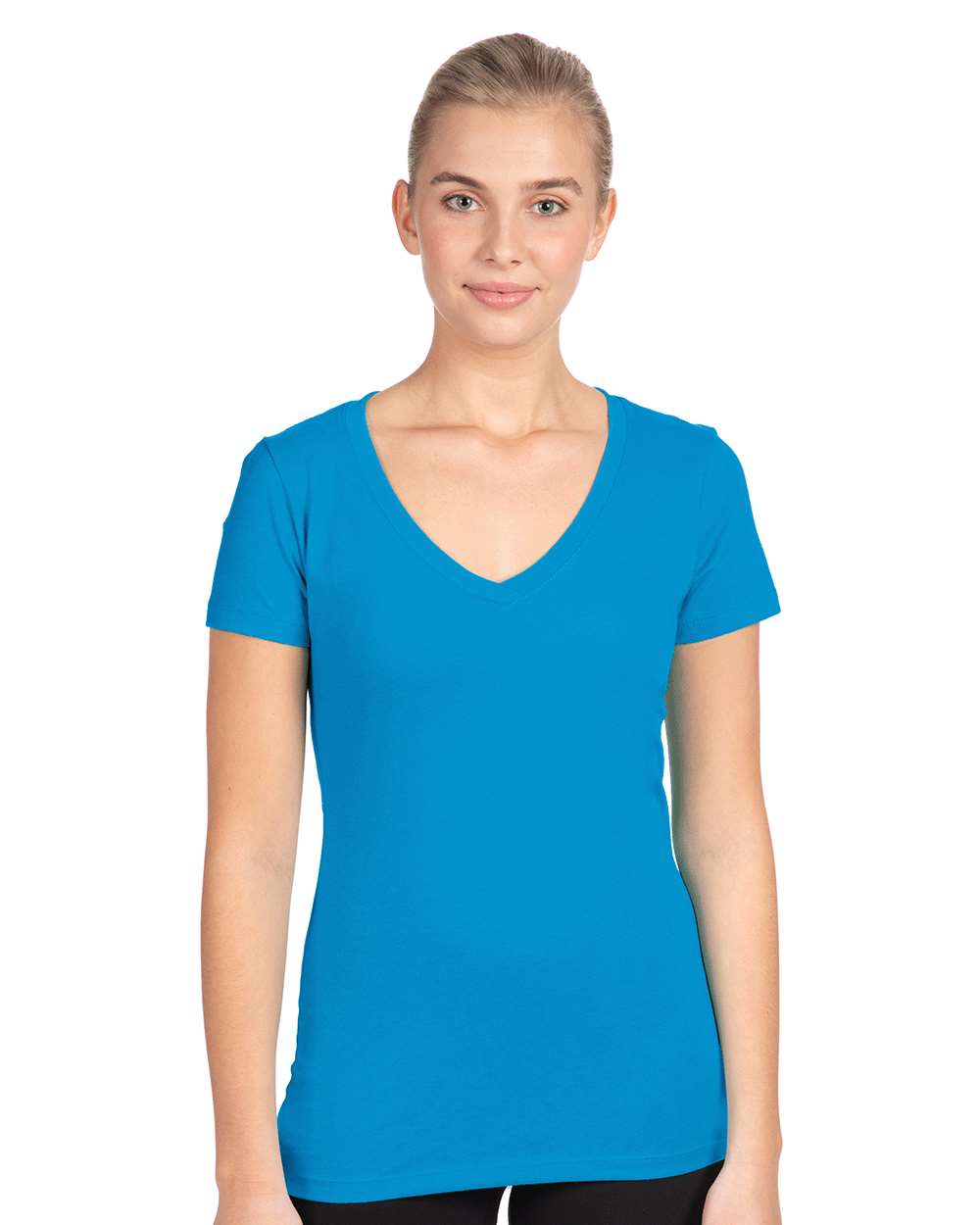 Next Level Women's Ideal V-Neck Tee - 1540 Turquoise