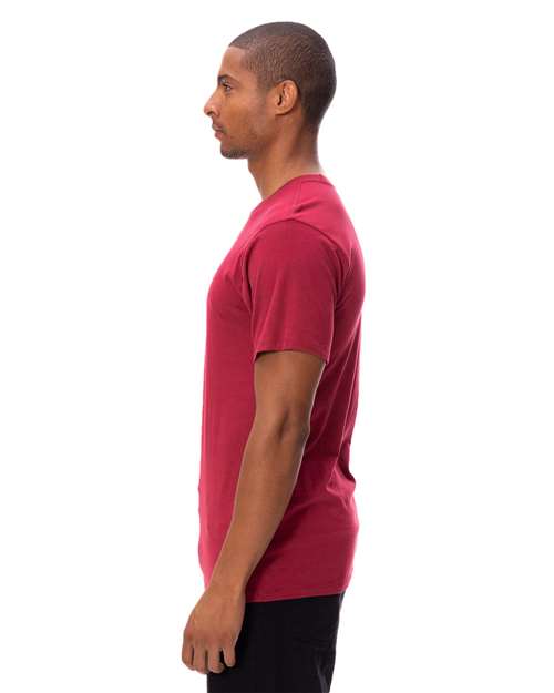 Threadfast Apparel Unisex Ultimate T-Shirt - 180A - 180AT Burgundy