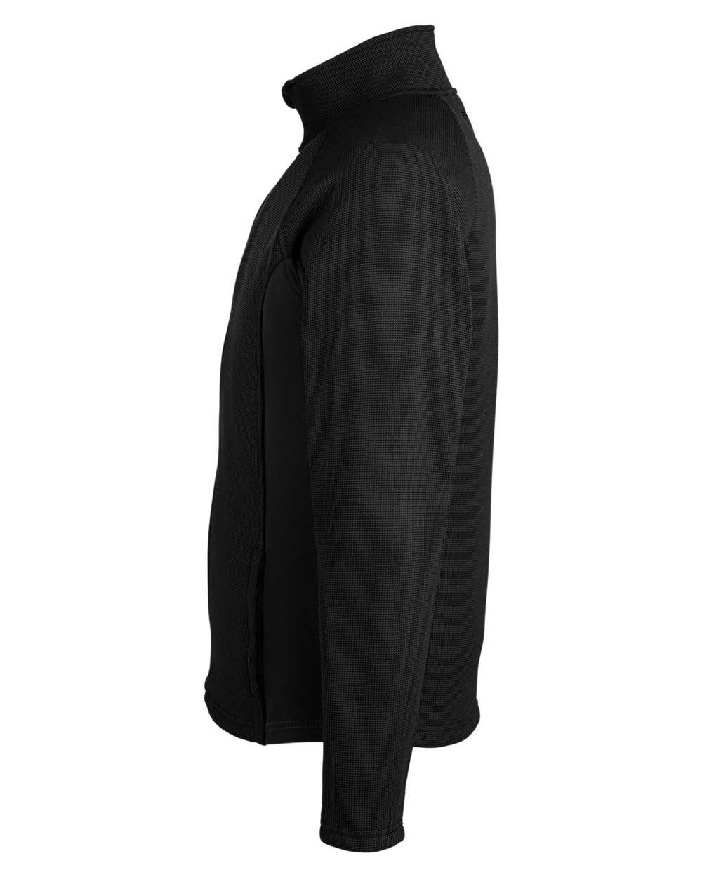 Spyder Men's Constant Full-Zip Sweater Fleece Jacket - 187330 Black- Red