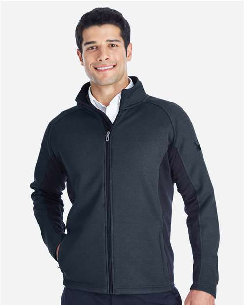 Spyder Men's Constant Full-Zip Sweater Fleece Jacket - 187330 Frontier- Black