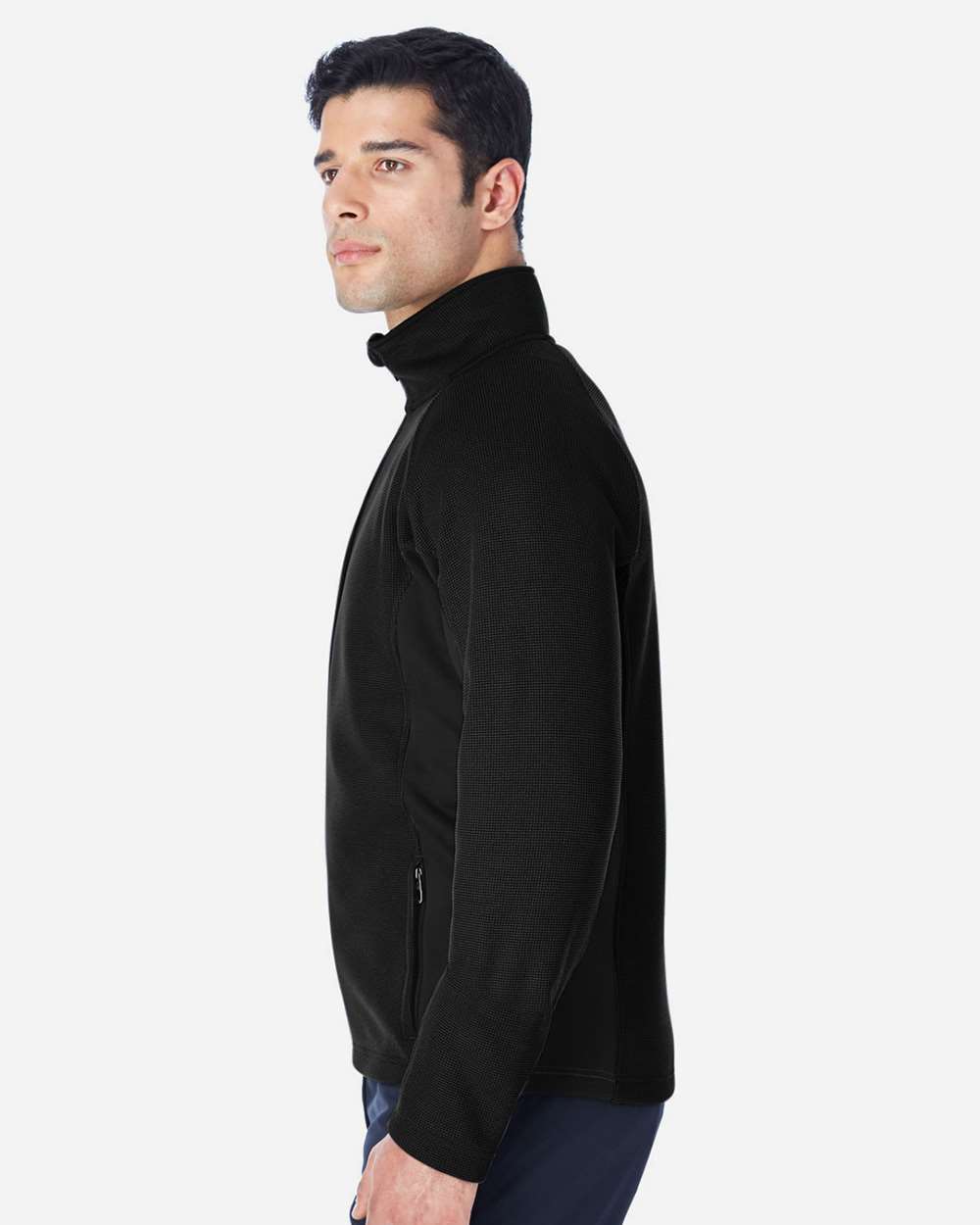 Spyder Men's Constant Full-Zip Sweater Fleece Jacket - 187330 Black- Red
