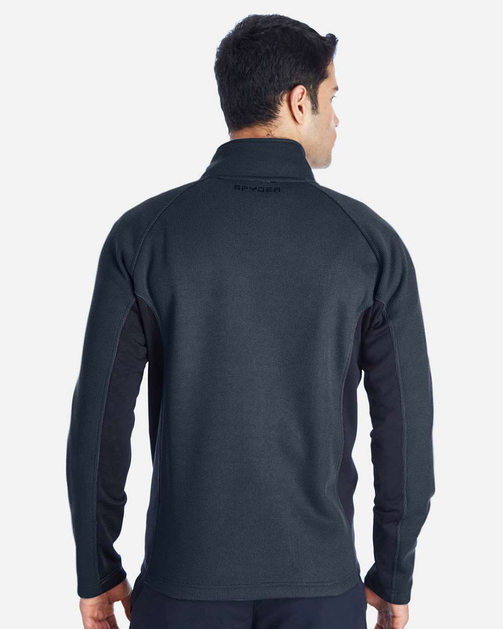 Spyder Men's Constant Full-Zip Sweater Fleece Jacket - 187330 Frontier- Black