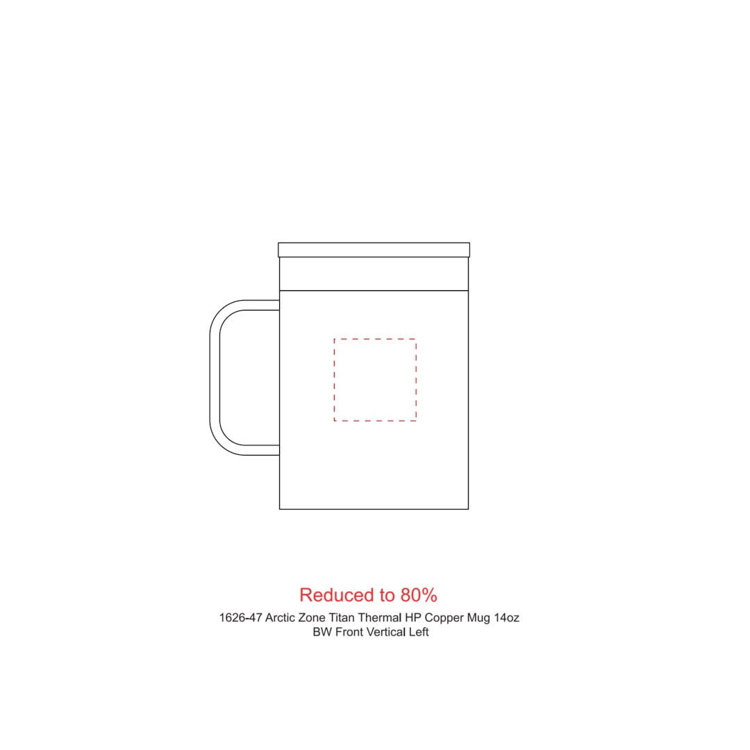 Arctic Zone Arctic Zone® Titan Thermal HP® Mug 14oz w/ FSC GB - 1626-47 Black