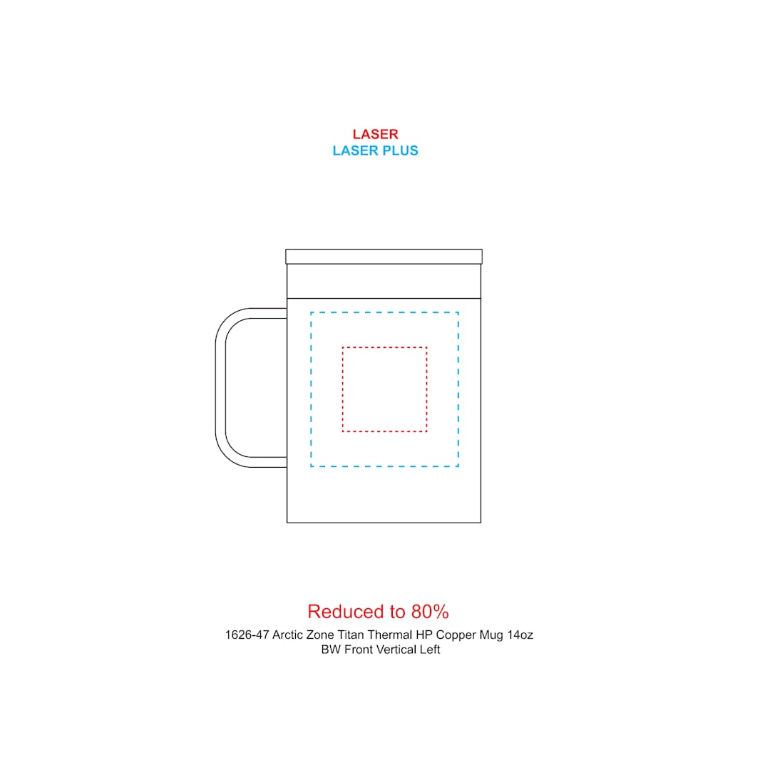 Arctic Zone Arctic Zone® Titan Thermal HP® Mug 14oz w/ FSC GB - 1626-47 Black