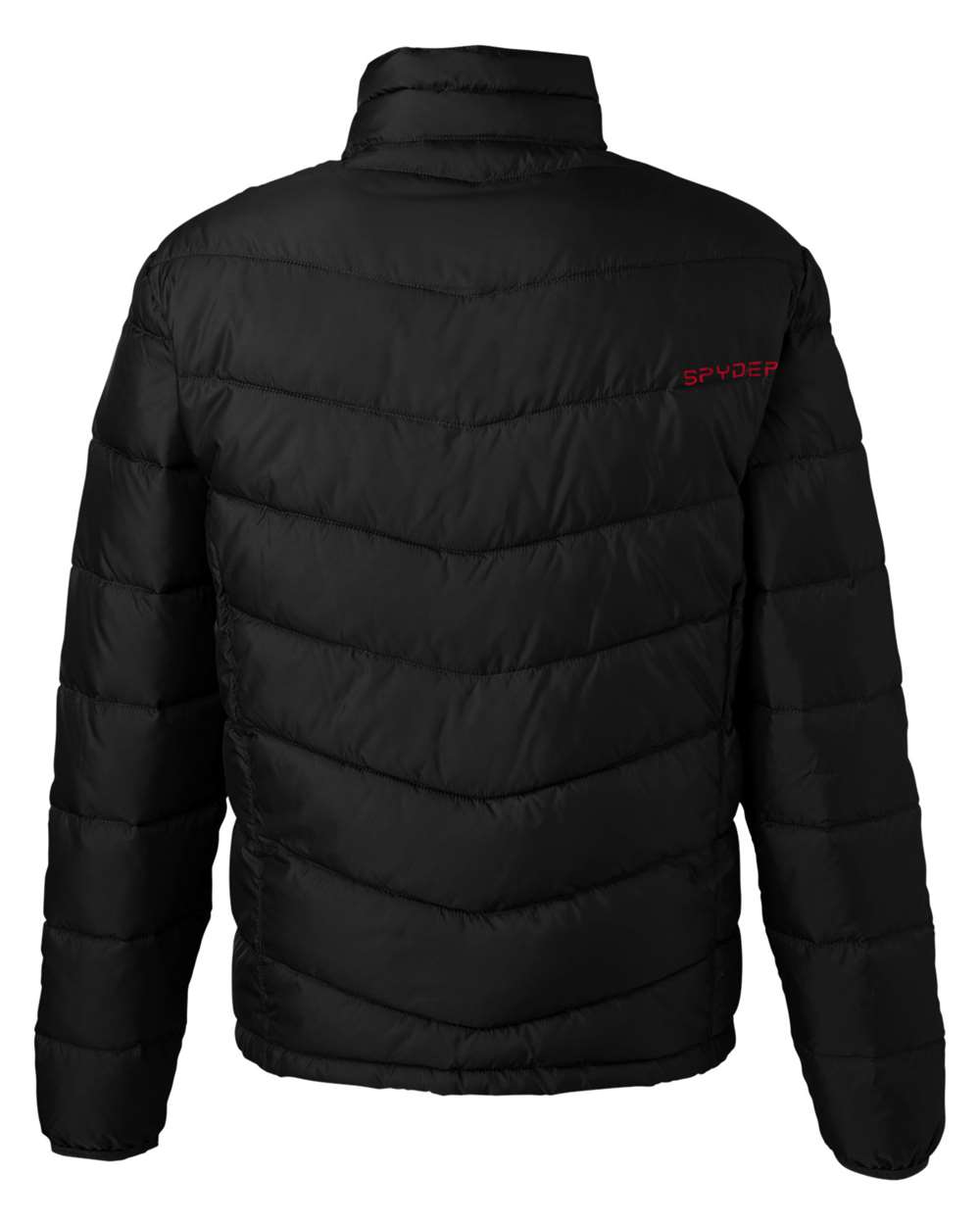 Spyder Men's Pelmo Insulated Puffer Jacket - 187333 Black- Red