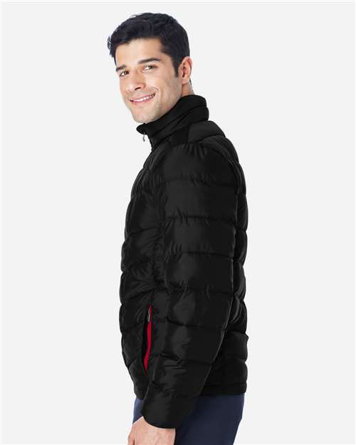 Spyder Men's Pelmo Insulated Puffer Jacket - 187333 Black- Red