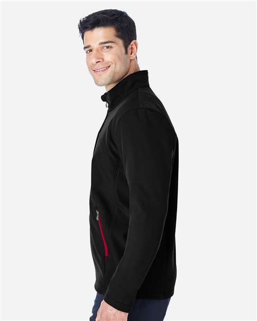 Spyder Men's Transport Soft Shell Jacket - 187334 Black- Red