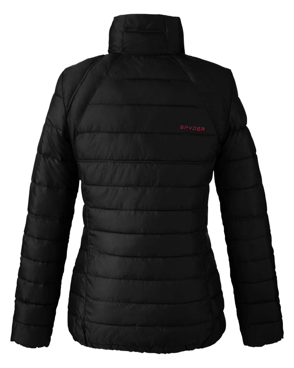 Spyder Women's Insulated Puffer Jacket - 187336 Black- Red