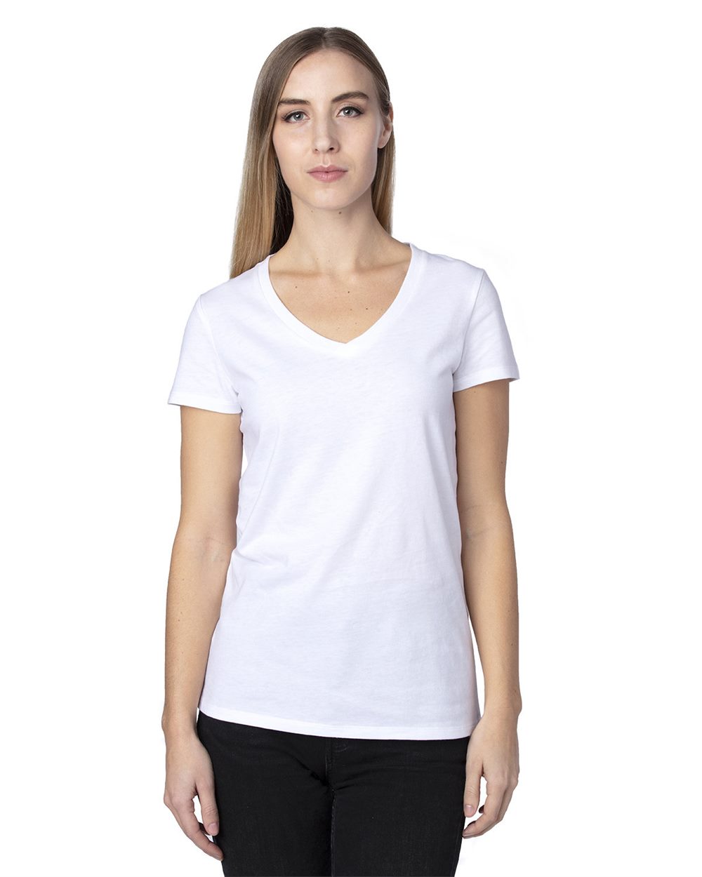 Threadfast Apparel Women's Ultimate CVC V-Neck T-Shirt - 200RV