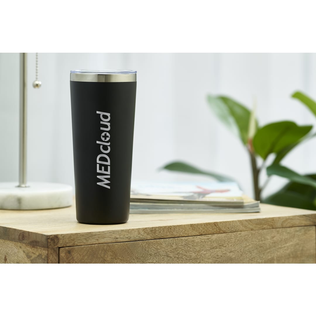 Thor Copper Vacuum Insulated Tumbler 22oz - 1626-50 Black