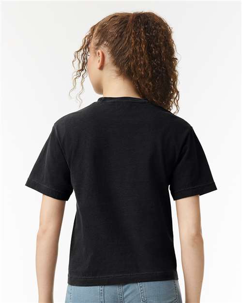 Comfort Colors Women's Garment-Dyed Heavyweight Boxy T-Shirt - 3023CL Black