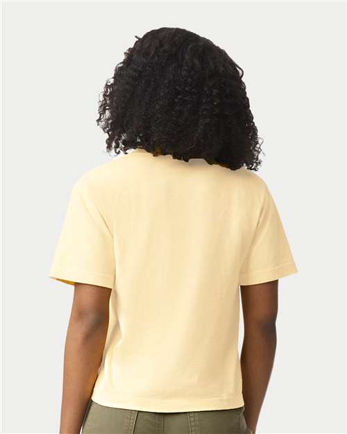 Comfort Colors Women's Garment-Dyed Heavyweight Boxy T-Shirt - 3023CL Butter