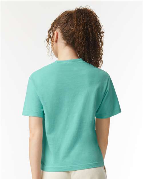 Comfort Colors Women's Garment-Dyed Heavyweight Boxy T-Shirt - 3023CL Chalky Mint