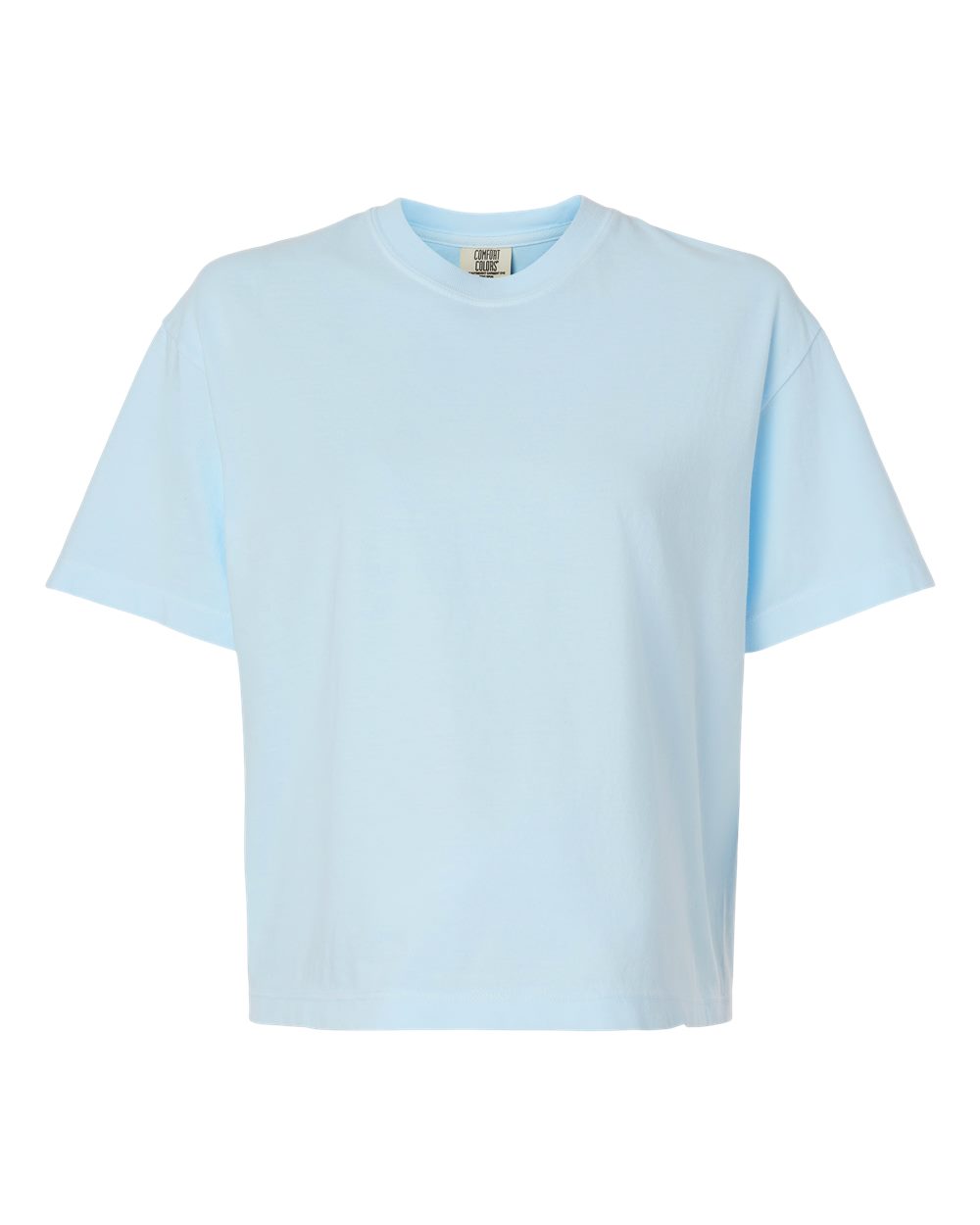 Comfort Colors Women's Garment-Dyed Heavyweight Boxy T-Shirt - 3023CL Chambray