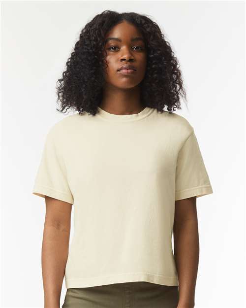 Comfort Colors Women's Garment-Dyed Heavyweight Boxy T-Shirt - 3023CL Ivory