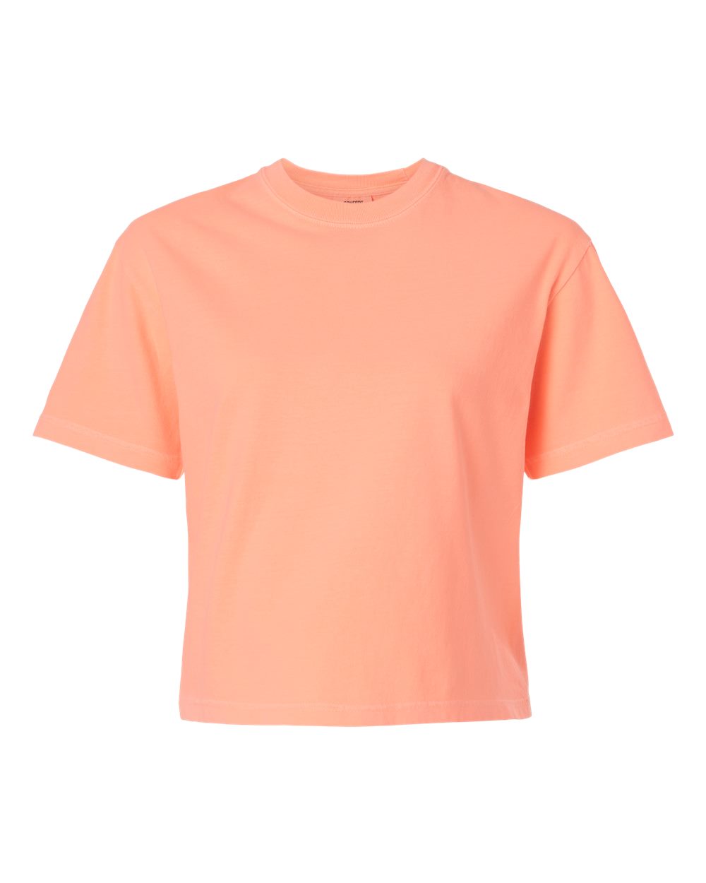 Comfort Colors Women's Garment-Dyed Heavyweight Boxy T-Shirt - 3023CL Neon Cantaloupe