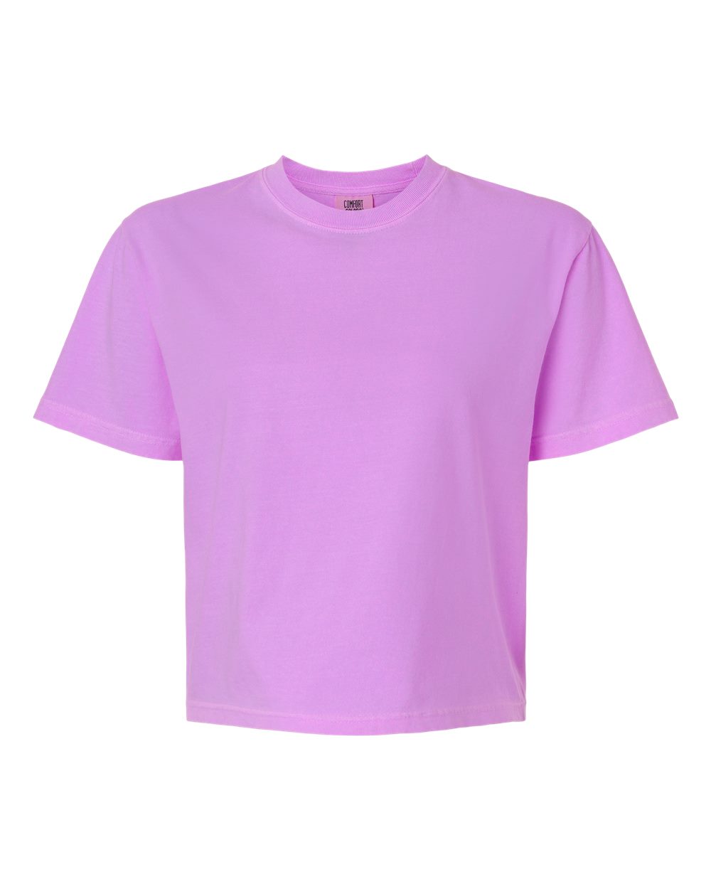 Comfort Colors Women's Garment-Dyed Heavyweight Boxy T-Shirt - 3023CL Neon Violet