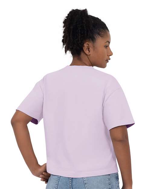 Comfort Colors Women's Garment-Dyed Heavyweight Boxy T-Shirt - 3023CL Orchid