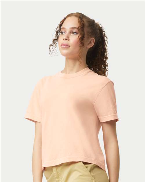 Comfort Colors Women's Garment-Dyed Heavyweight Boxy T-Shirt - 3023CL Peachy