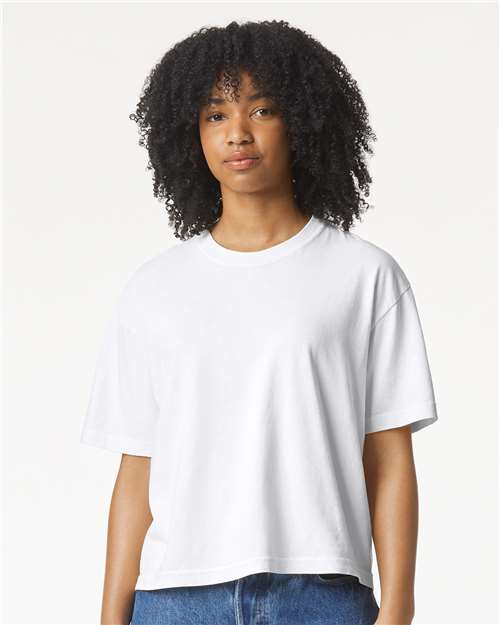 Comfort Colors Women's Garment-Dyed Heavyweight Boxy T-Shirt - 3023CL White