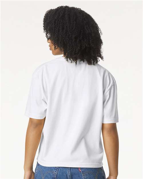 Comfort Colors Women's Garment-Dyed Heavyweight Boxy T-Shirt - 3023CL White
