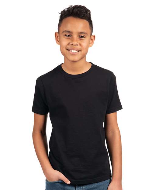 Next Level Youth Cotton T-Shirt - 3310 - 3310B Black