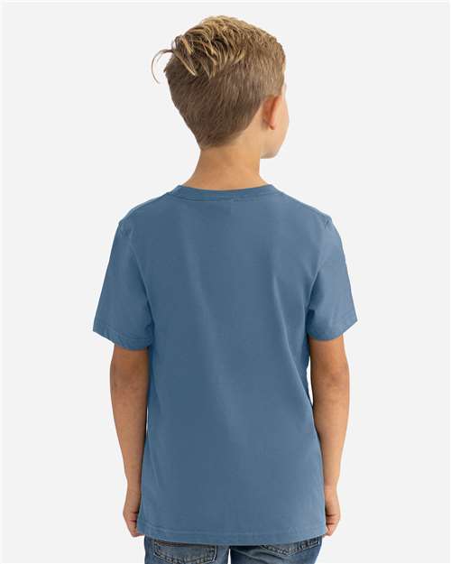 Next Level Youth Cotton T-Shirt - 3310 - 3310B Blue Jean