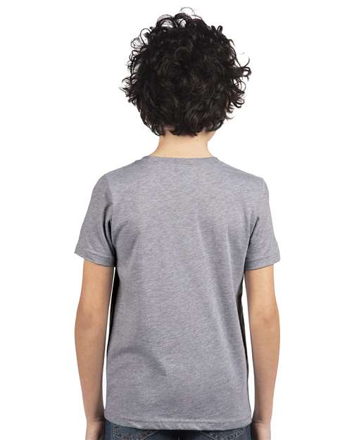Next Level Youth Cotton T-Shirt - 3310 - 3310B Heather Grey