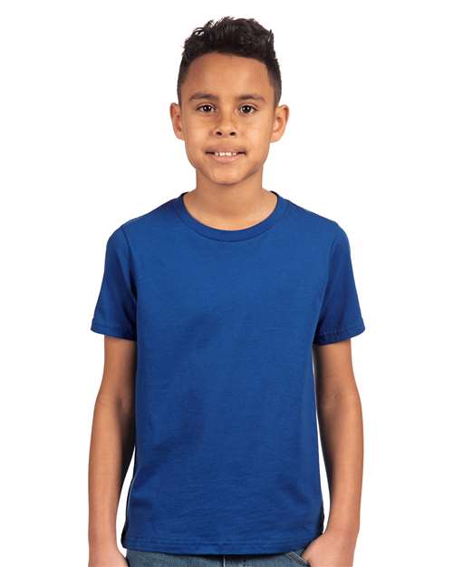 Next Level Youth Cotton T-Shirt - 3310 - 3310B Royal