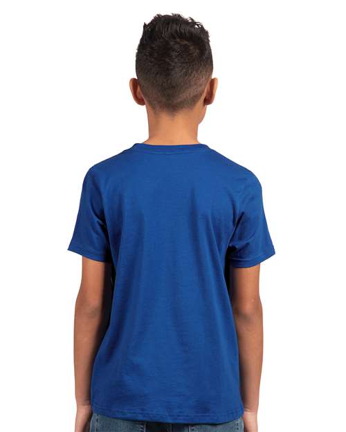 Next Level Youth Cotton T-Shirt - 3310 - 3310B Royal