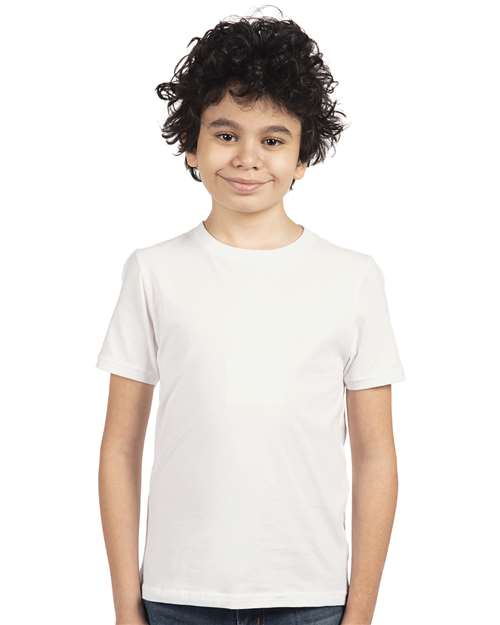 Next Level Youth Cotton T-Shirt - 3310 - 3310B White