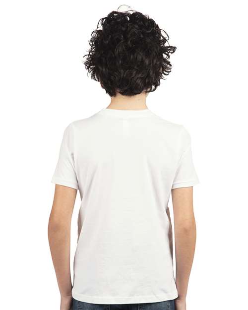 Next Level Youth Cotton T-Shirt - 3310 - 3310B White