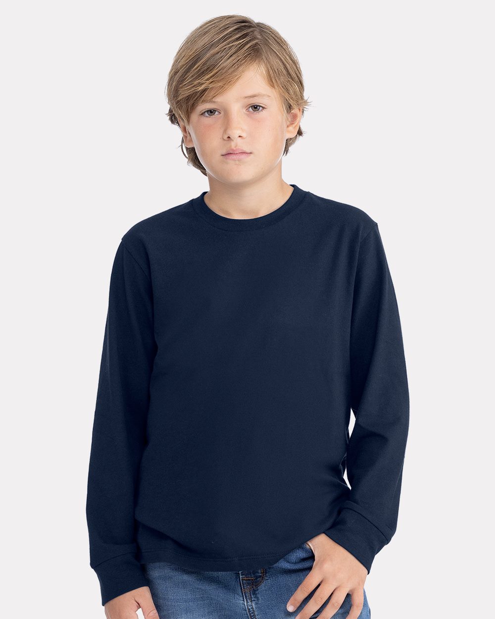 Next Level Youth Cotton Long Sleeve T-Shirt - 3311 - 3311N