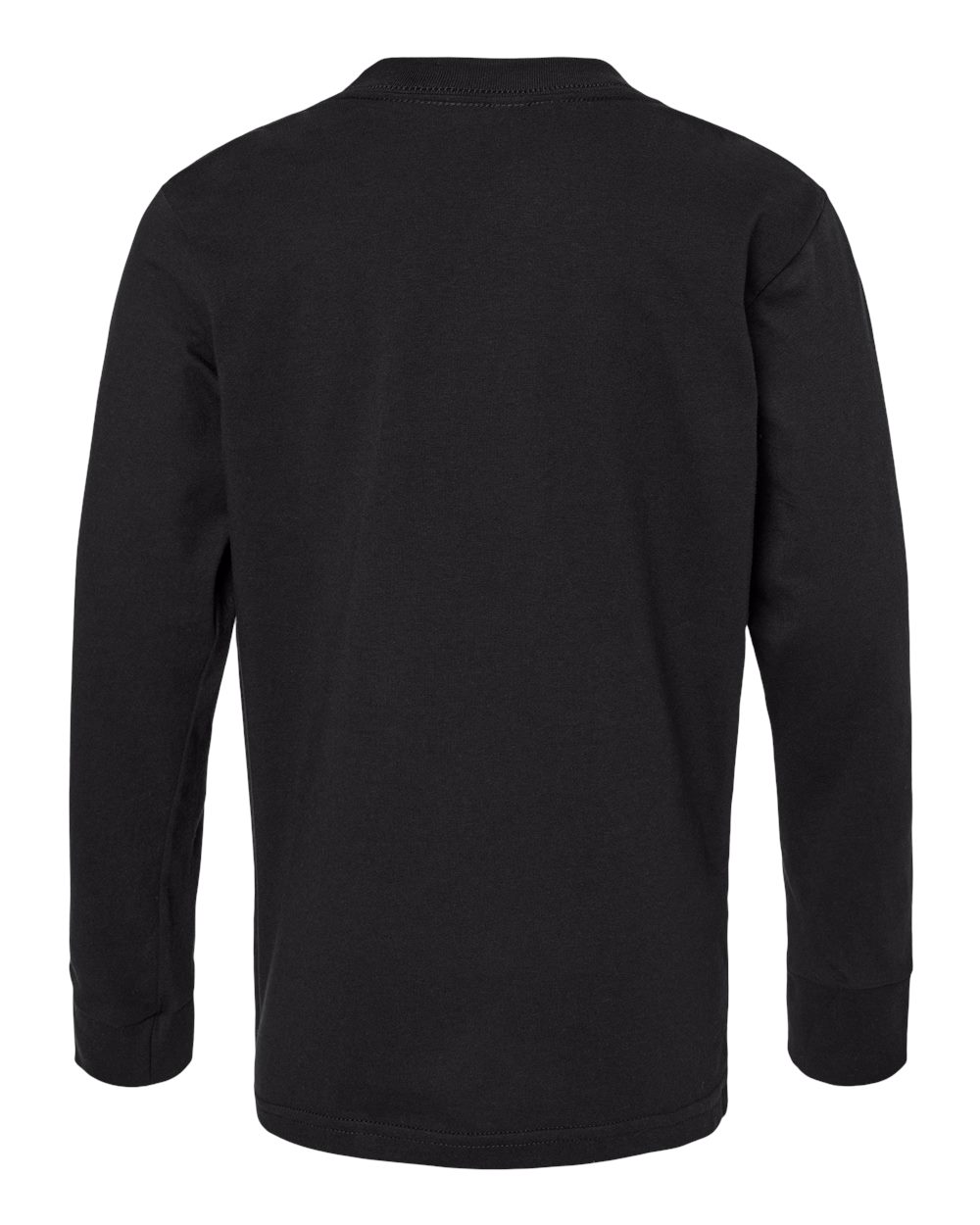 Next Level Youth Cotton Long Sleeve T-Shirt - 3311 - 3311N Black