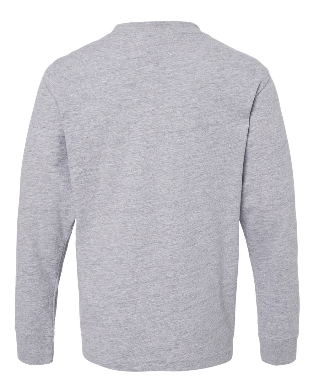 Next Level Youth Cotton Long Sleeve T-Shirt - 3311 - 3311N Heather Grey