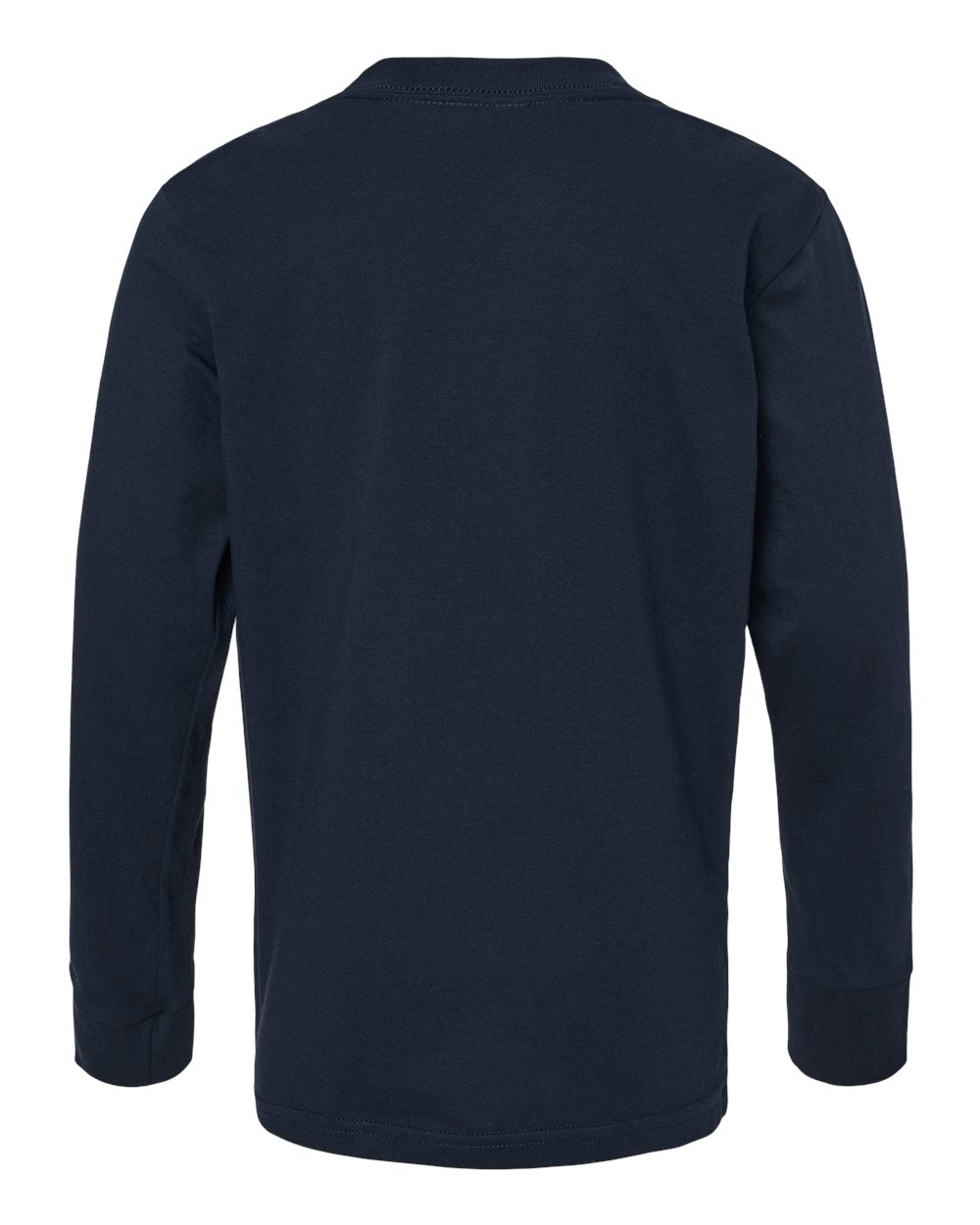 Next Level Youth Cotton Long Sleeve T-Shirt - 3311 - 3311N Midnight Navy