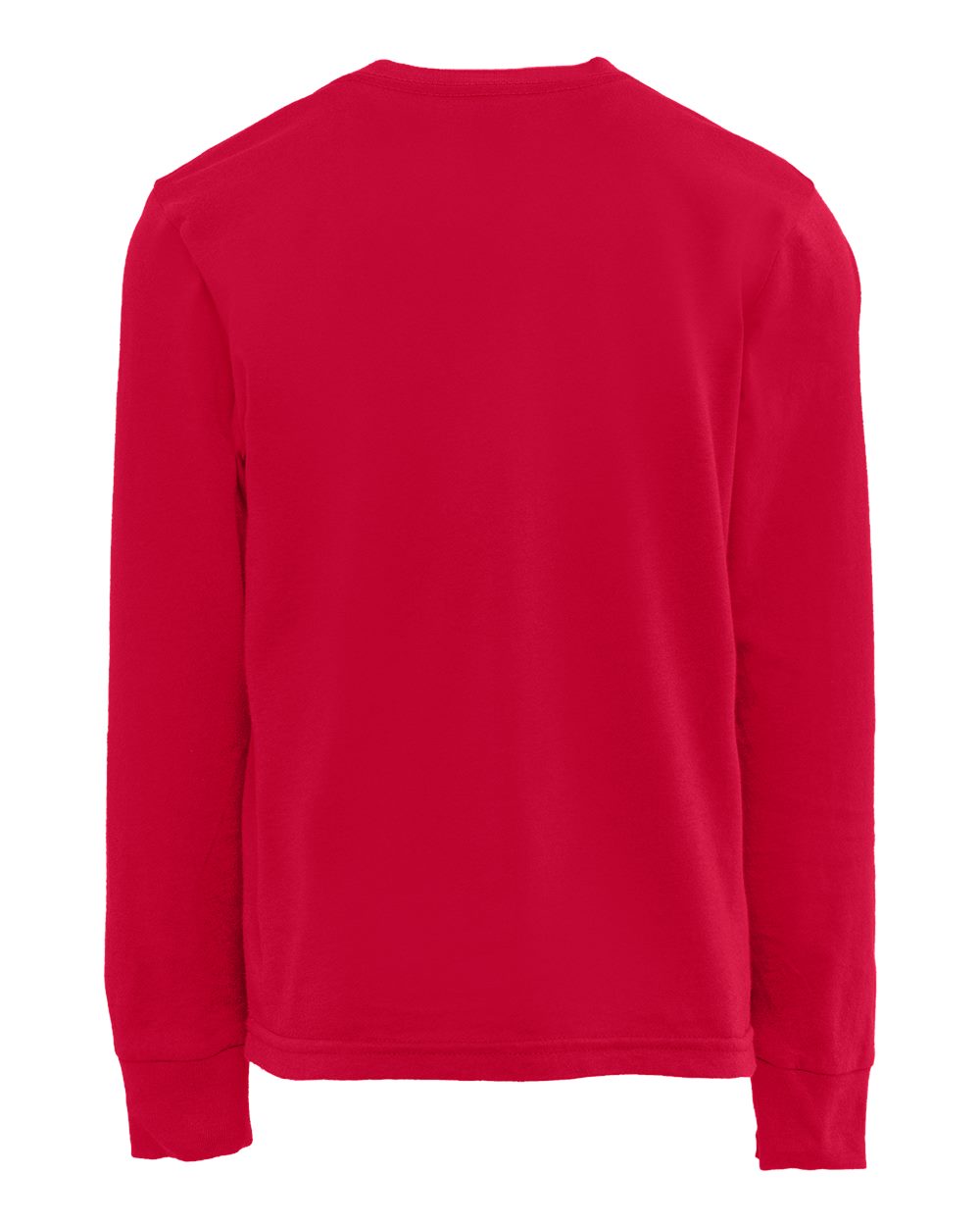 Next Level Youth Cotton Long Sleeve T-Shirt - 3311 - 3311N Red