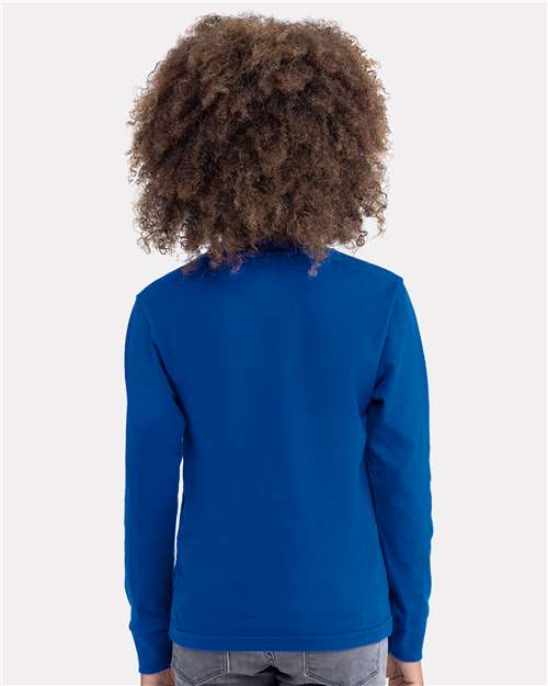Next Level Youth Cotton Long Sleeve T-Shirt - 3311 - 3311N Royal