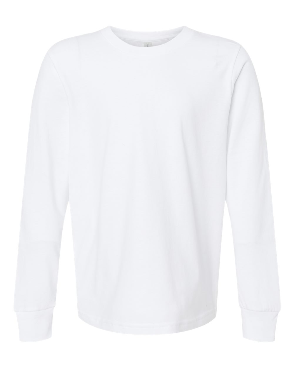 Next Level Youth Cotton Long Sleeve T-Shirt - 3311 - 3311N White