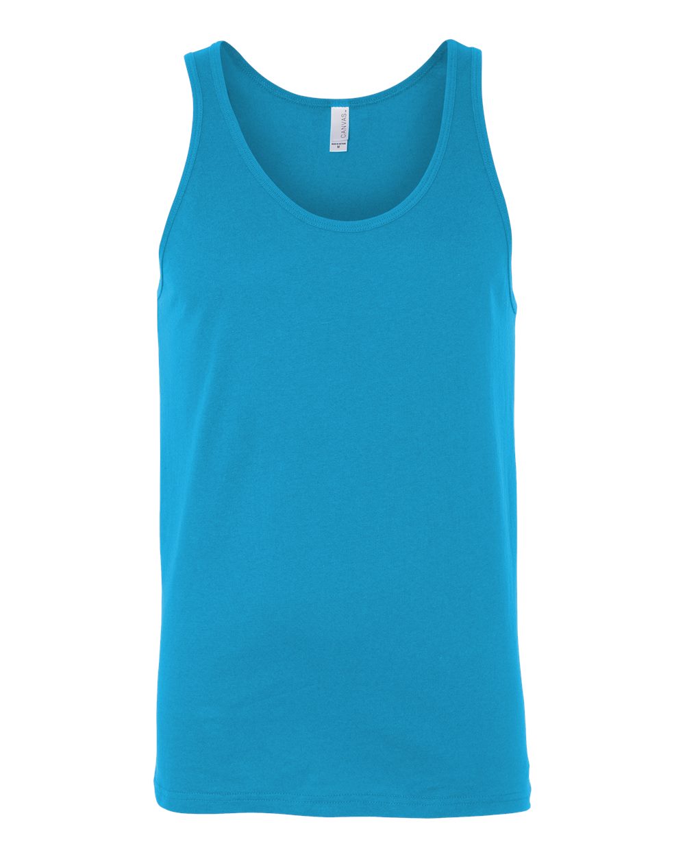 BELLA + CANVAS Unisex Heather CVC Tank - 3480CVC Neon Blue