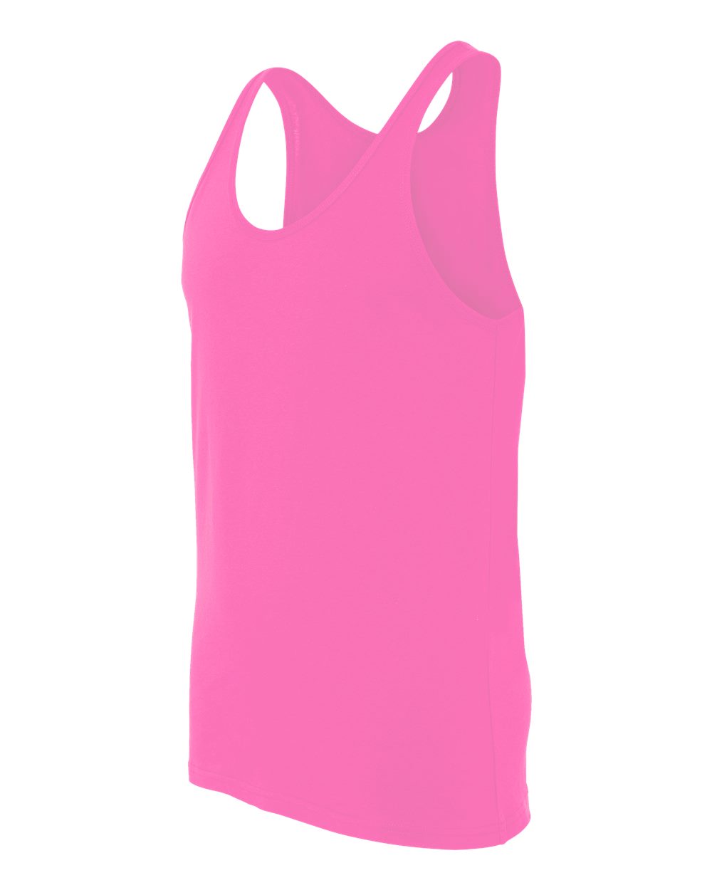 BELLA + CANVAS Unisex Heather CVC Tank - 3480CVC Neon Pink